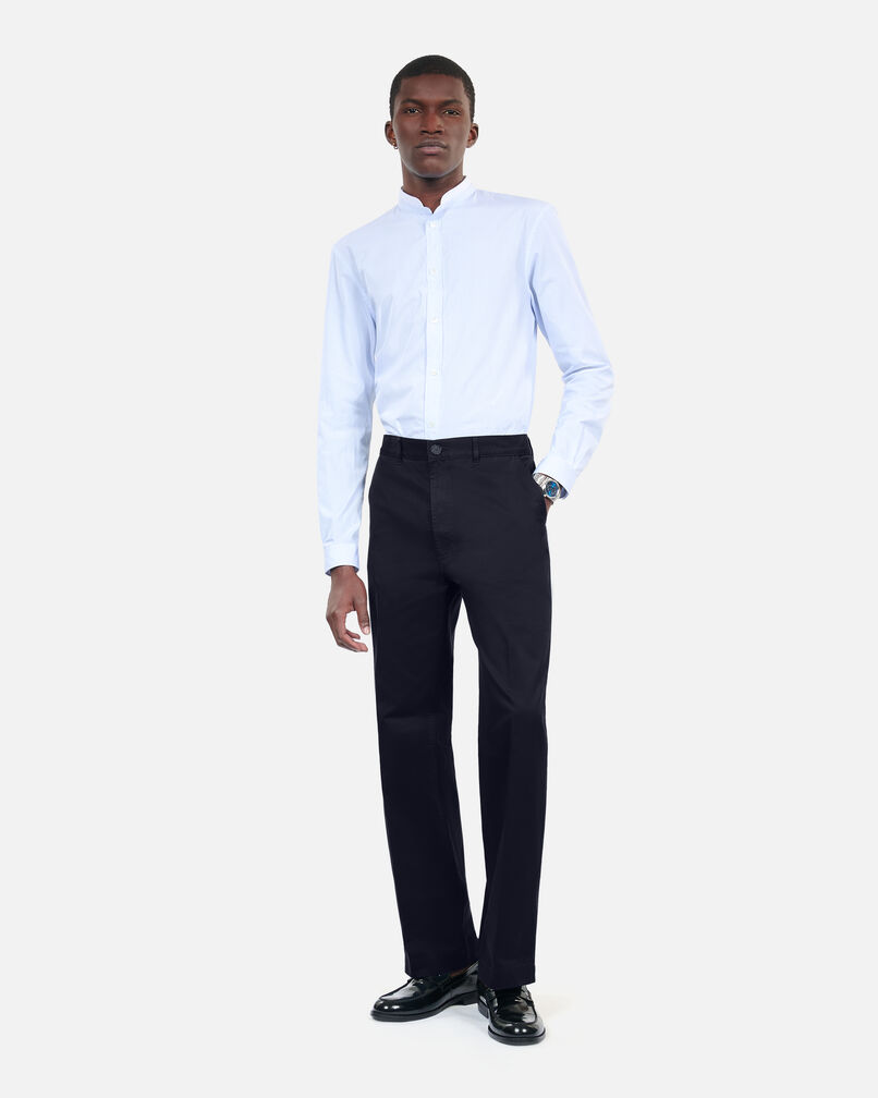 The Kooples MEN null navy blue cotton trousers