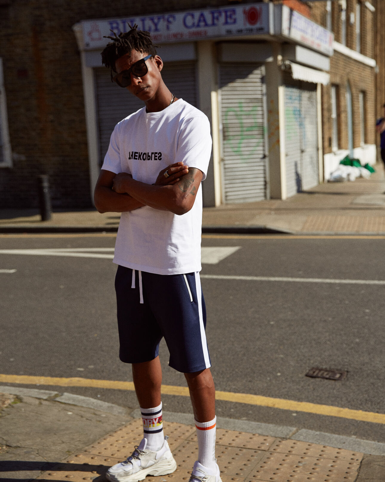 The Kooples MEN WHITE white t-shirt with logo