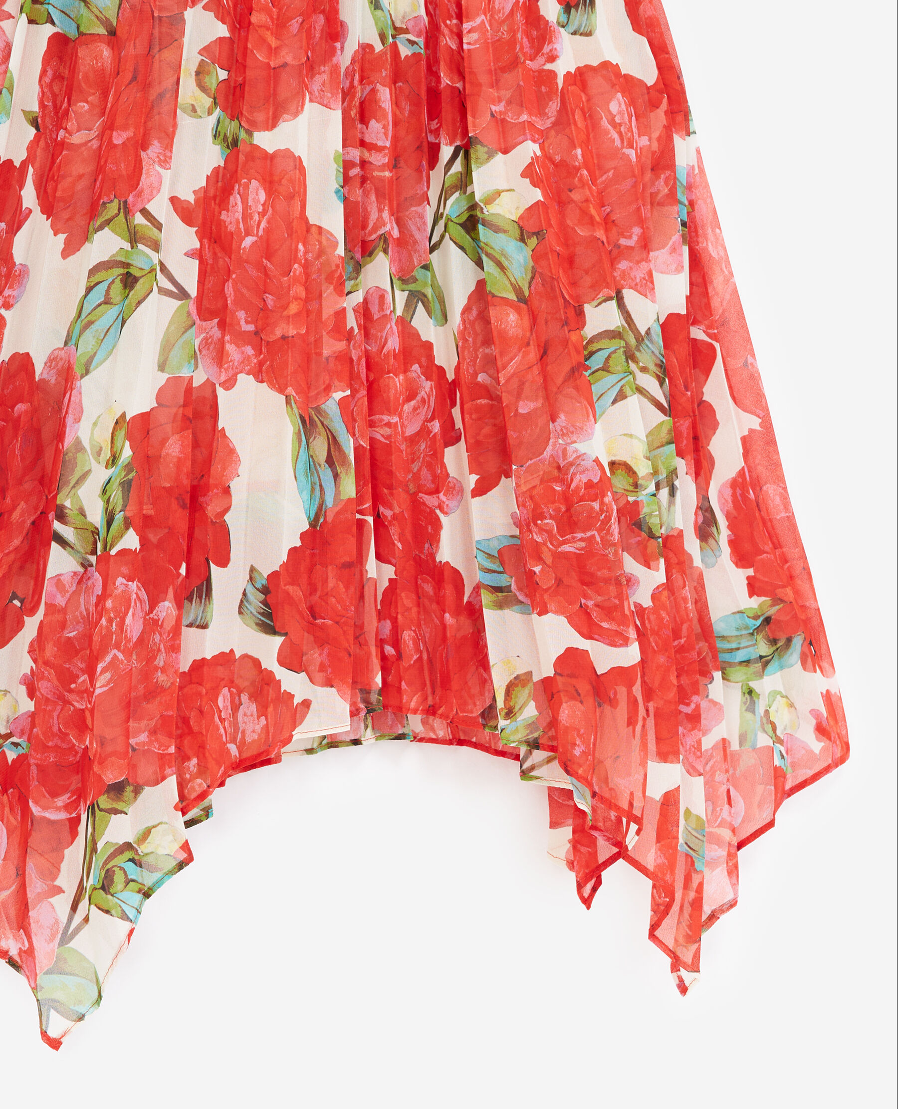 Topshop red floral wrap dress on sale