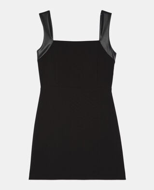 The Kooples FEMME BLACK robe courte noire