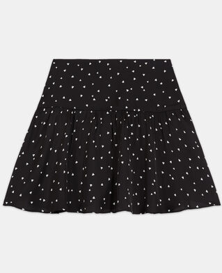The Kooples FEMME BLACK jupe courte imprimée