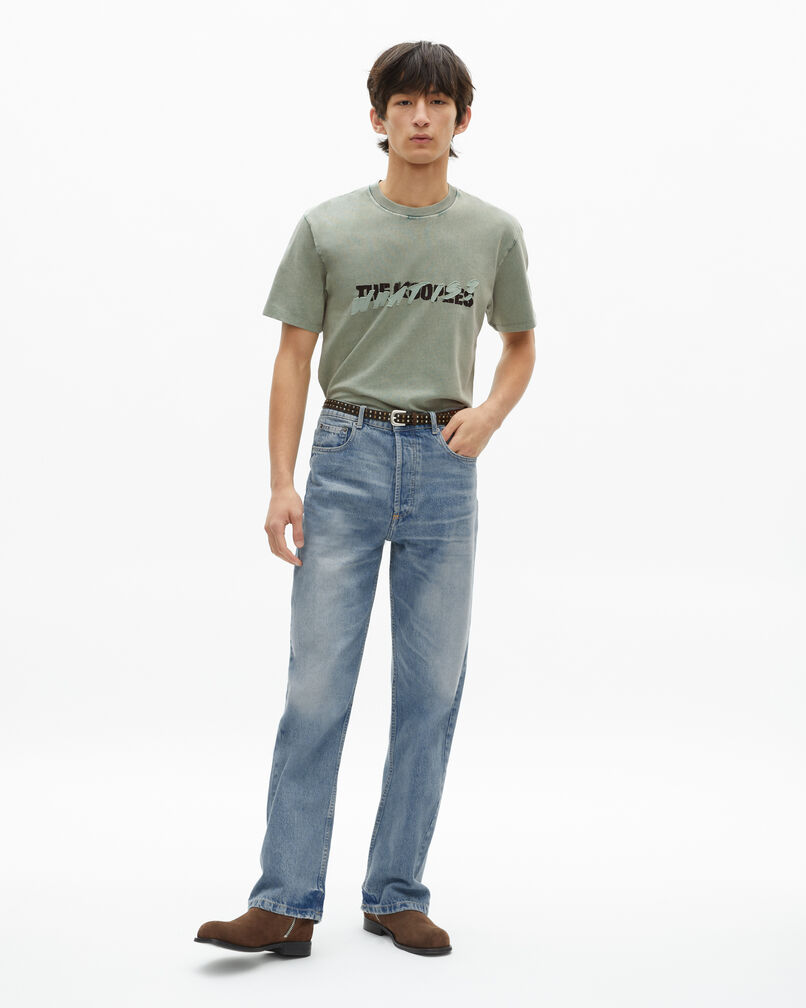 The Kooples HOMME BLUE/GREEN t-shirt what is vert