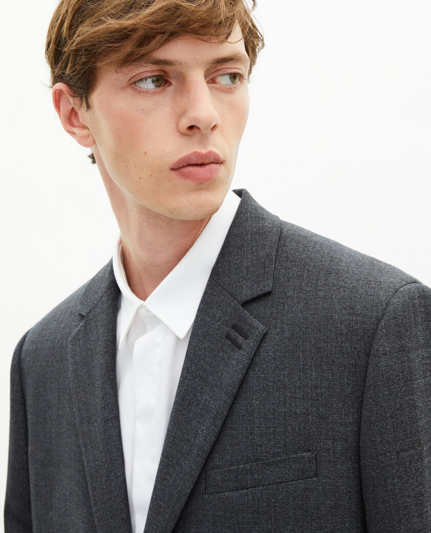 The Kooples HERREN GREY graue anzugjacke aus wolle