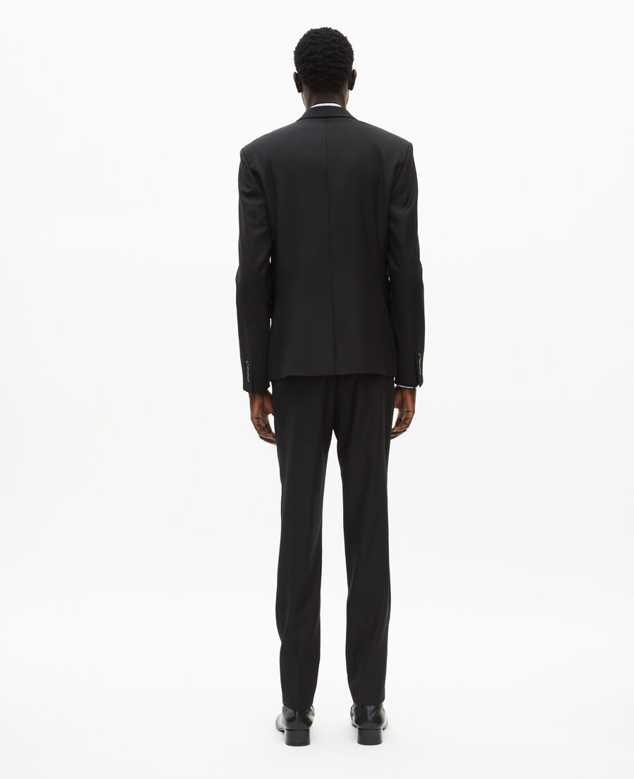 The Kooples H BLACK black wool suit jacket tailored fit