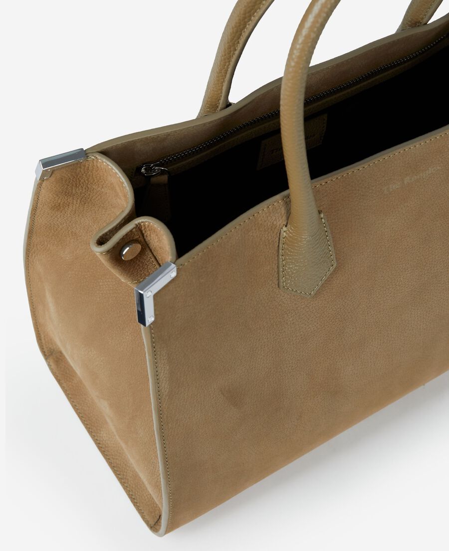 The Kooples F TAUPE_01 ming l tote bag grained taupe