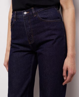 The Kooples DAMEN BLUE BRUT blaue jeans mit geradem bein