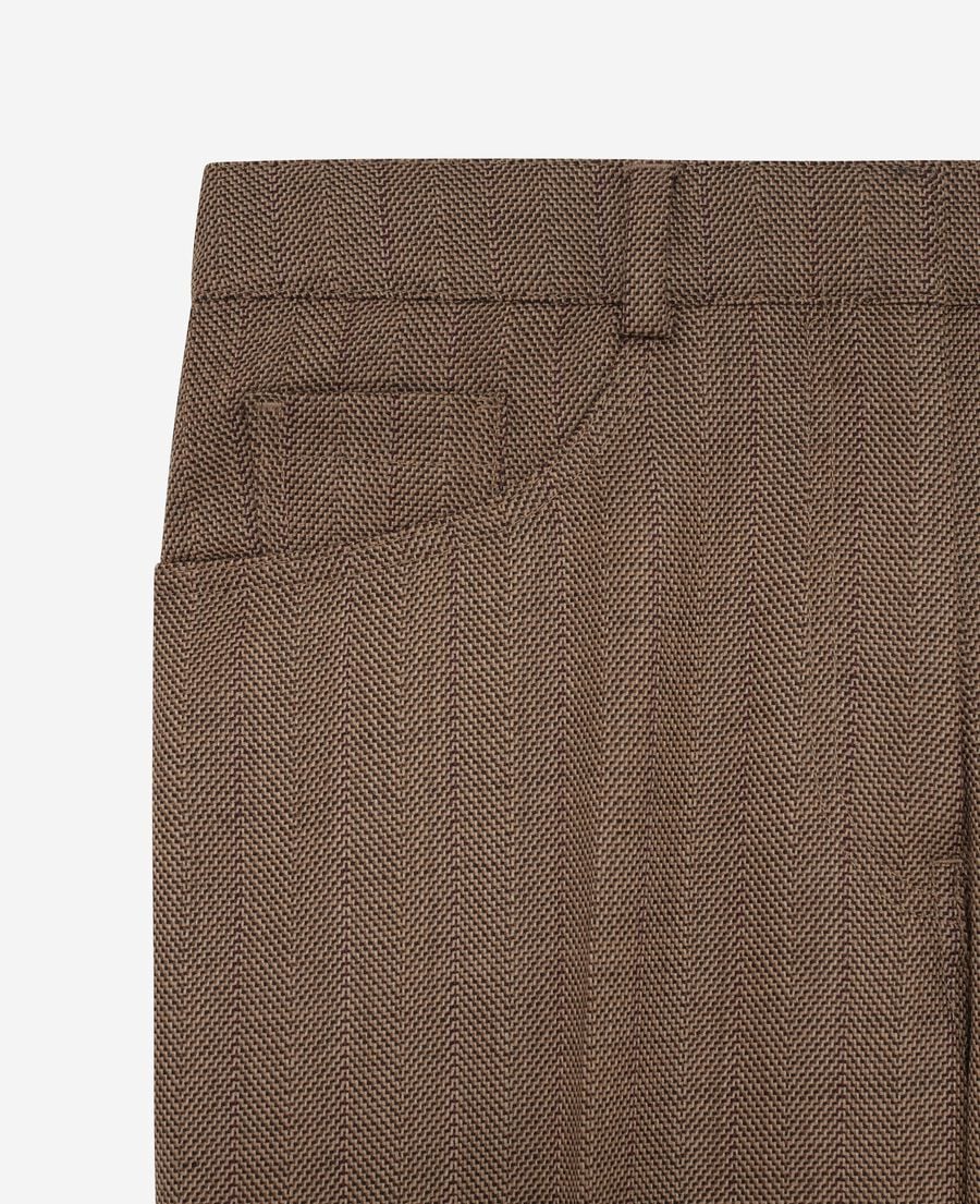 The Kooples WOMEN CAMEL camel bootcut pants