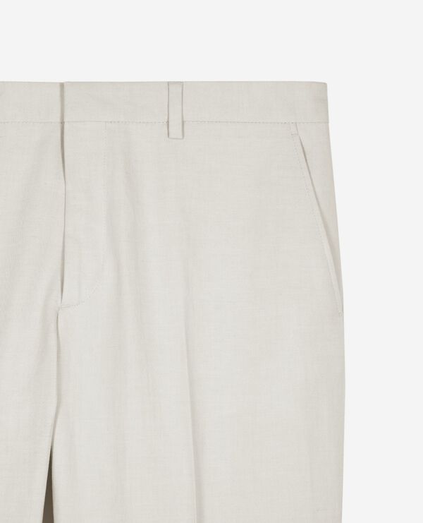 The Kooples HOMME ECRU pantalon de costume écru