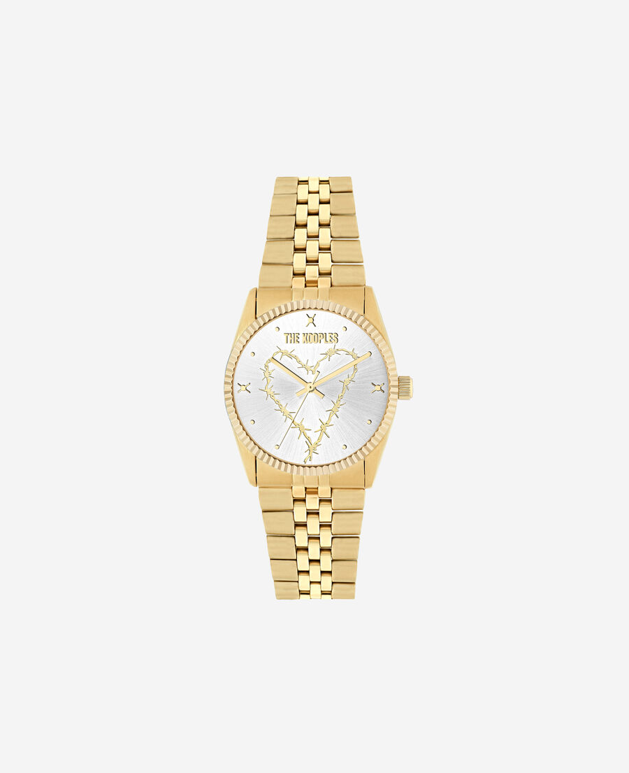The Kooples MIXTE GOLD montre heart wire dorée