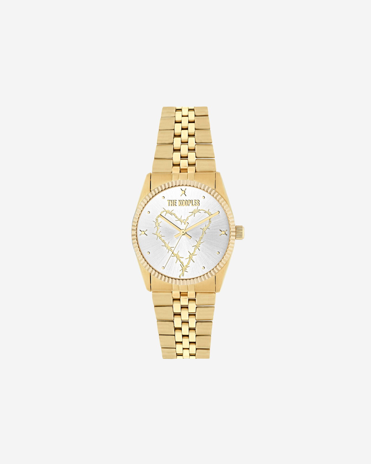 The Kooples MIXTE GOLD montre heart wire dorée