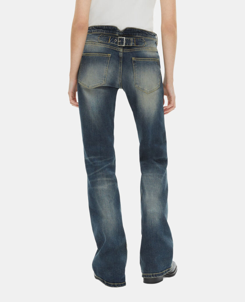 The Kooples DAMEN USED blaue jeans mit ausgestelltem bein