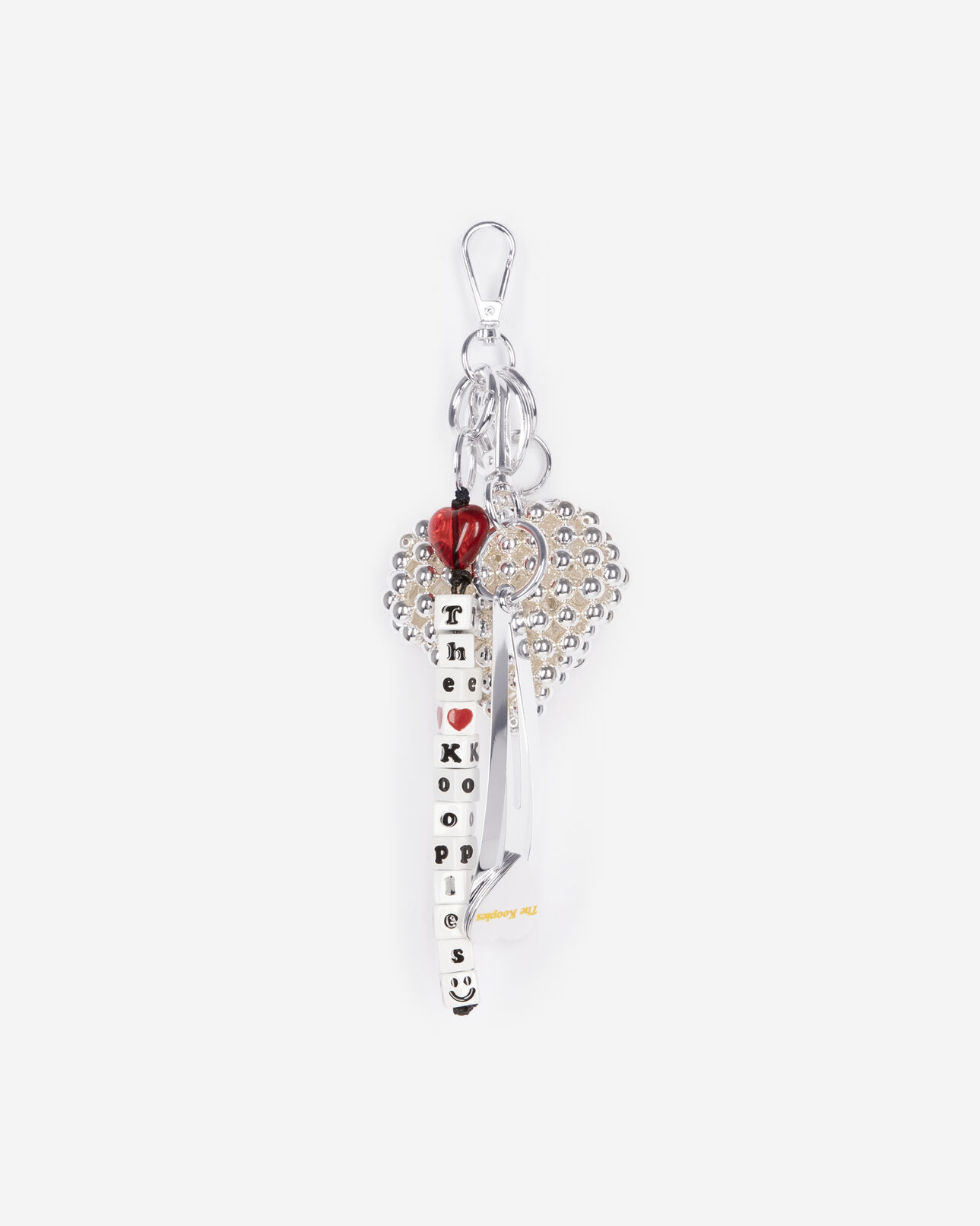 The Kooples WOMEN SILVER silver barrette bag charm