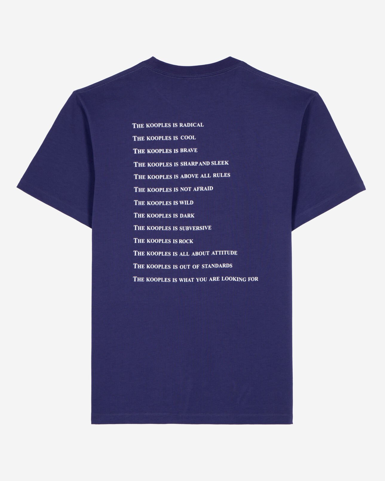 The Kooples MEN BLUE ATLANTIQUE what is navy blue t-shirt