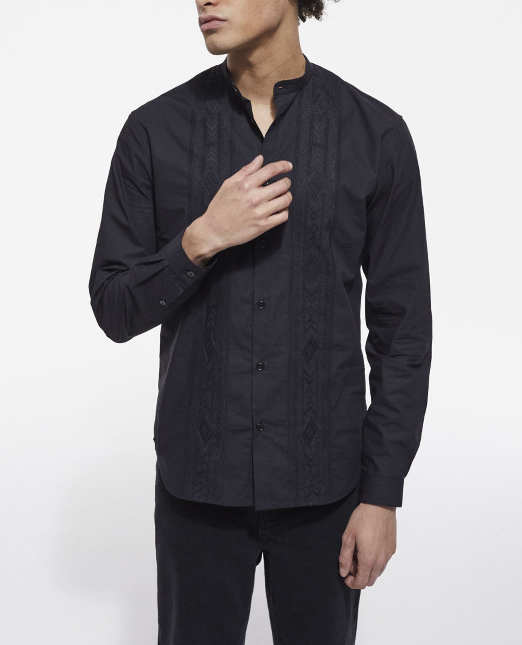 Black shirt, BLACK, hi-res image number null