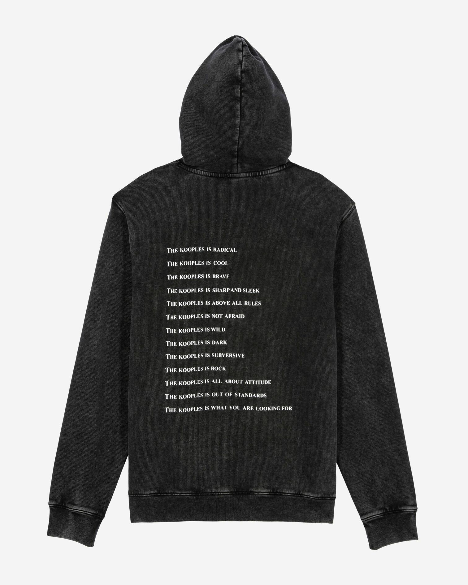 Sweatshirt à capuche What is noir, BLACK WASHED, hi-res image number null