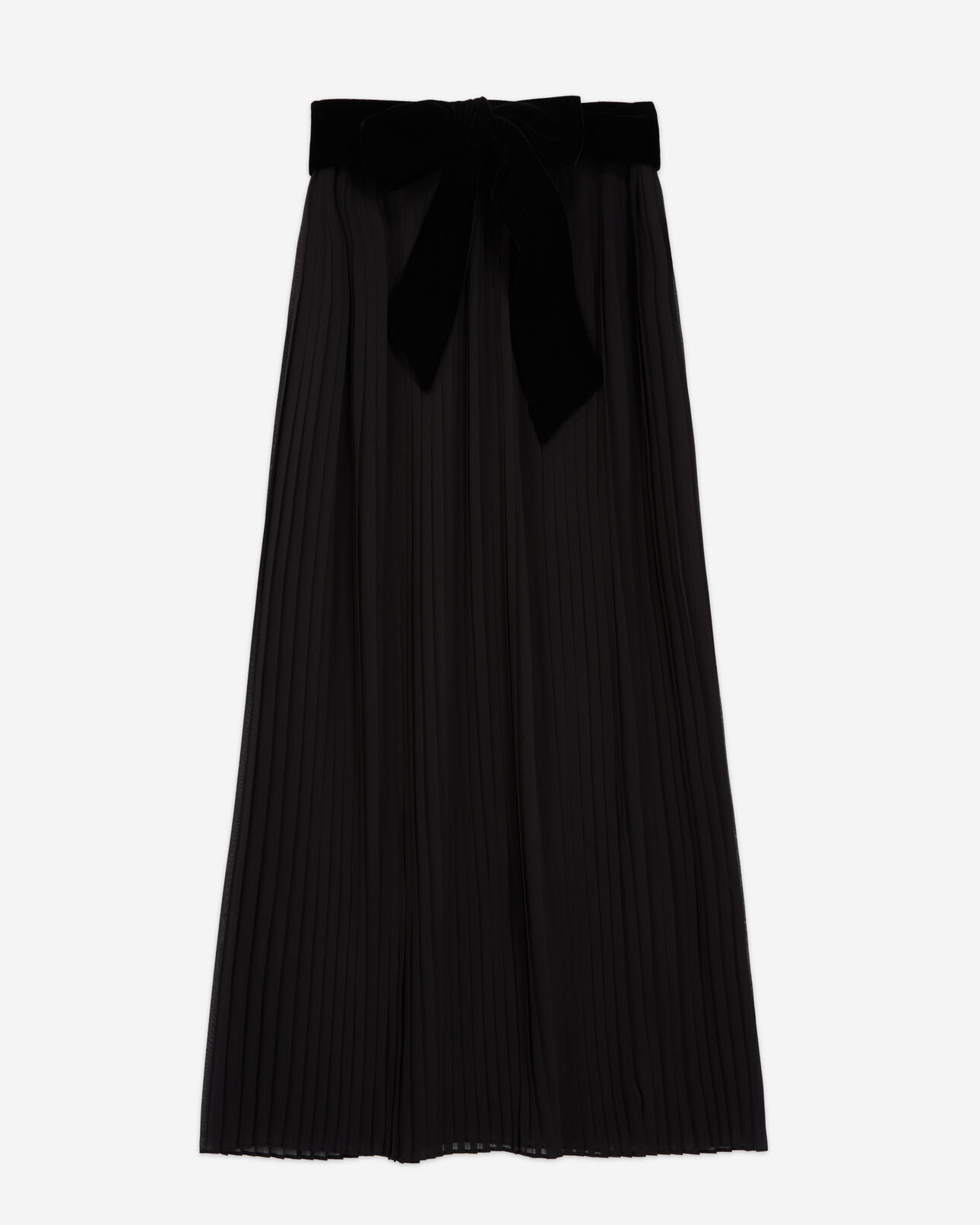 The Kooples FEMME BLACK jupe longue noire