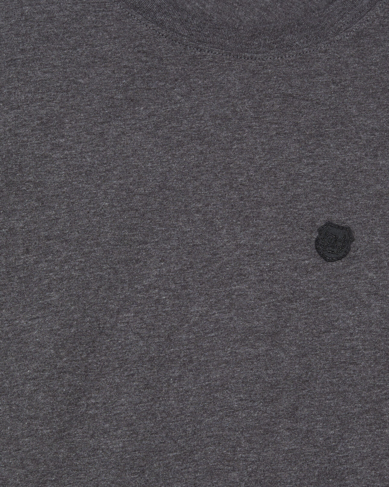The Kooples HOMME ANTHRACITE MELANGE t-shirt manches longues gris