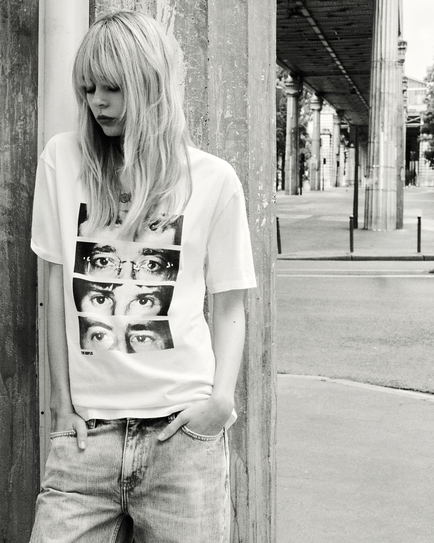 T-shirt mixte The Doors X The Kooples écru, ECRU, hi-res image number null