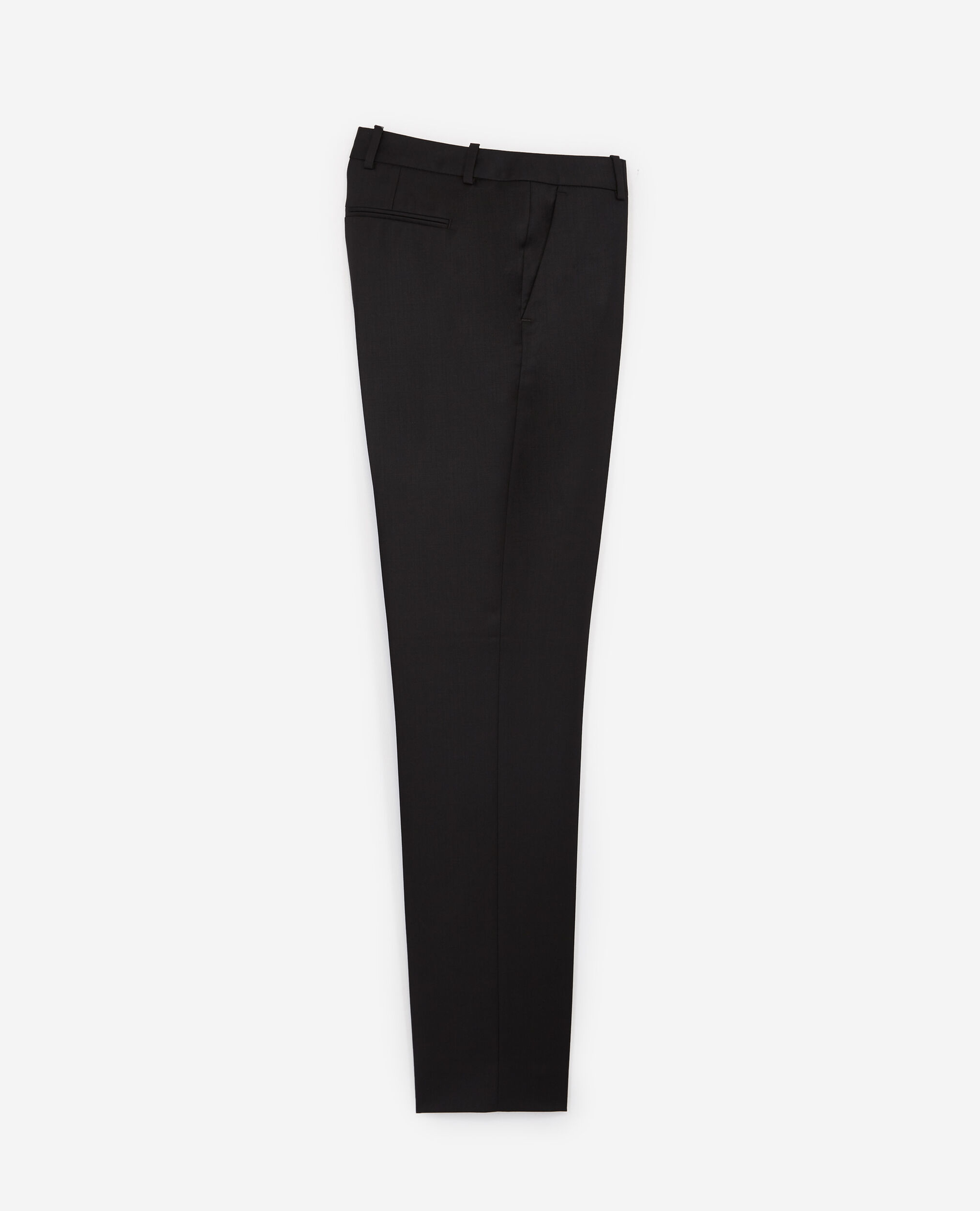 Formal flowing black pants in wool The Kooples US