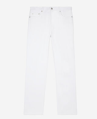 The Kooples HOMME WHITE jean droit blanc