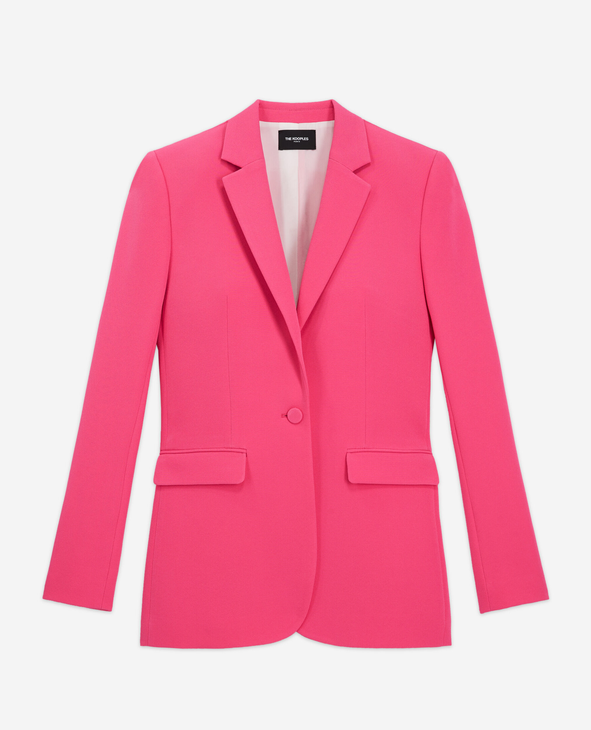 Leuchtend rosa elegante Jacke, PINK, hi-res image number null