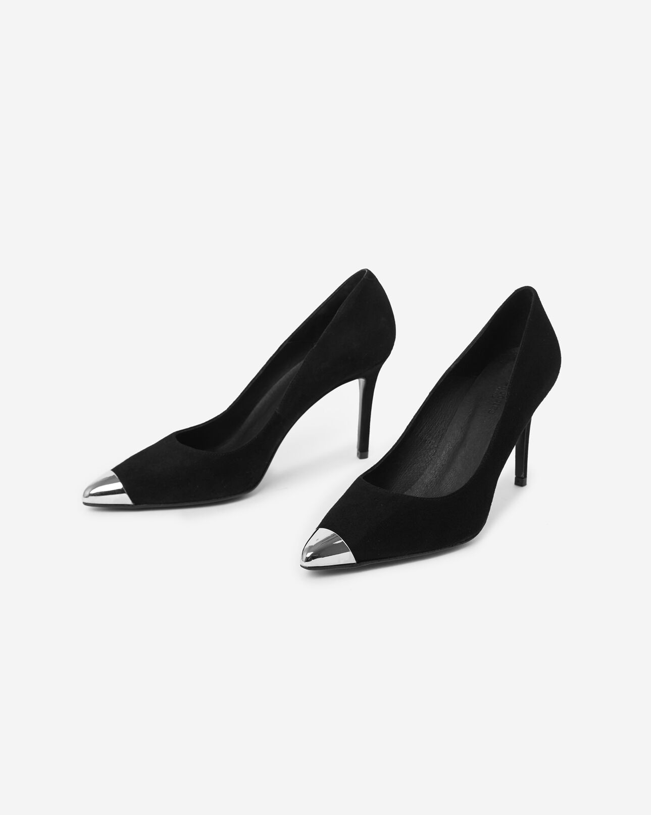 The Kooples FEMME BLACK escarpins rock talons aiguilles noirs