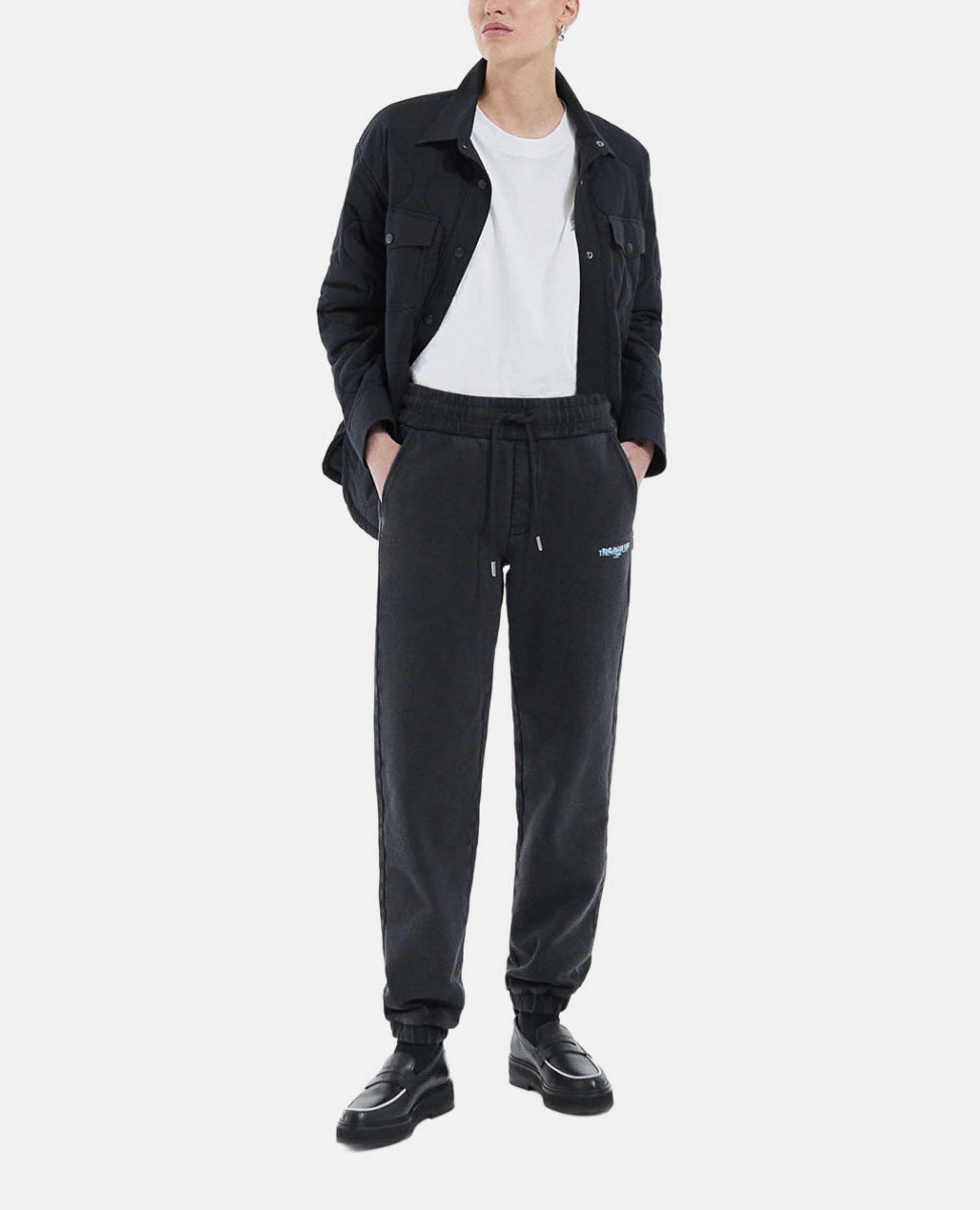 Faded black joggers deals