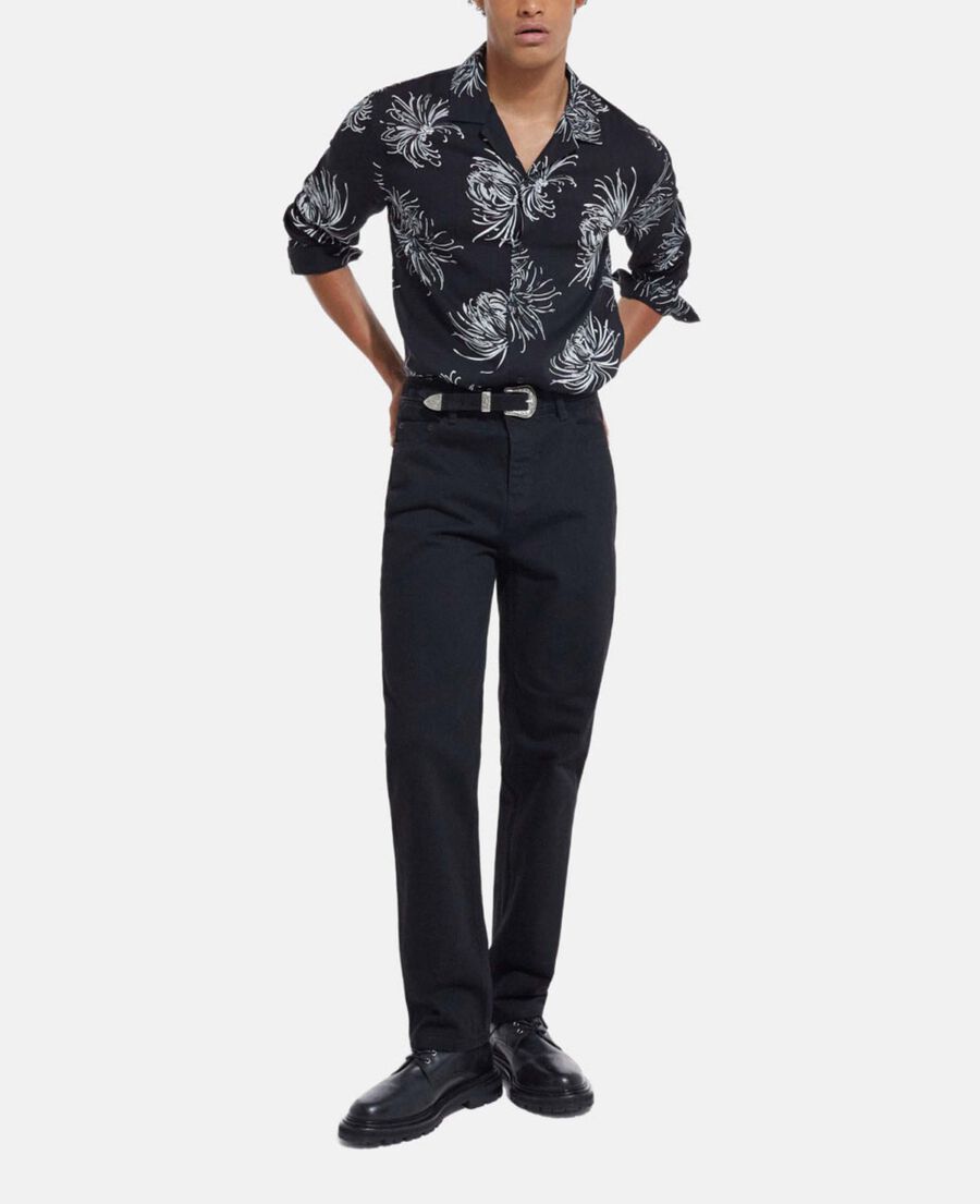 The Kooples HOMME BLACK WHITE chemise imprimée