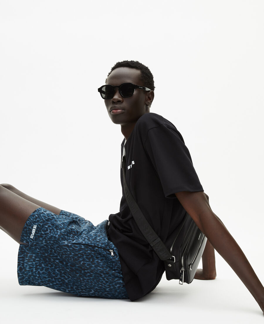 The Kooples H BLUE blue print swimsuit