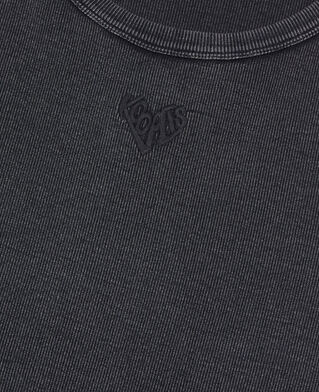 The Kooples MEN BLACK WASHED black kooples heart tank top