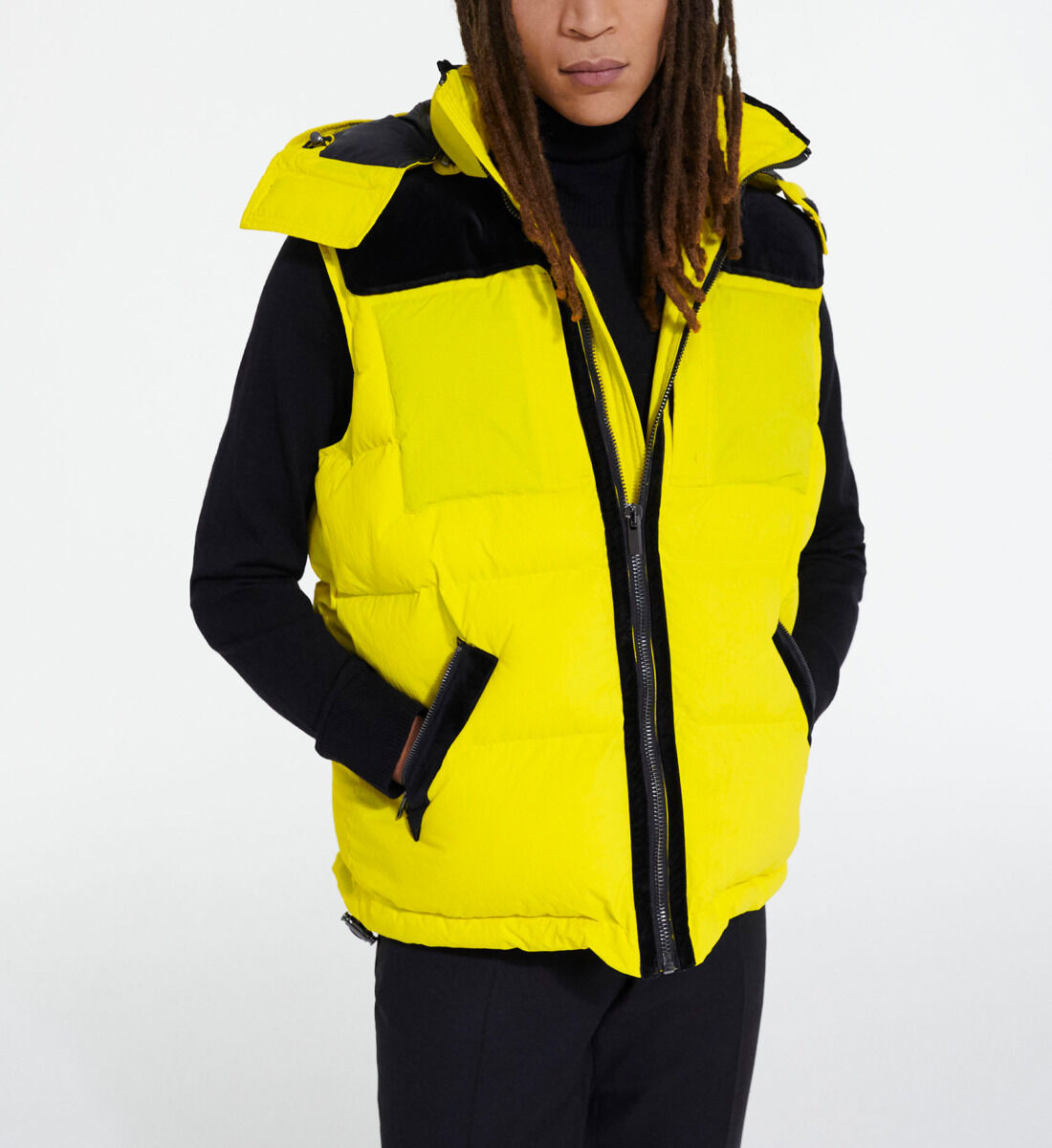 Mens yellow clearance puffer vest