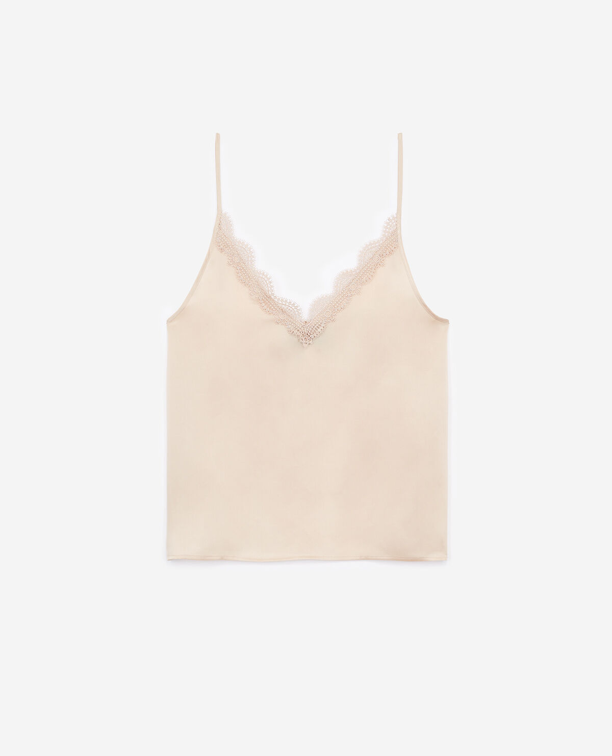 Beige lace outlet camisole