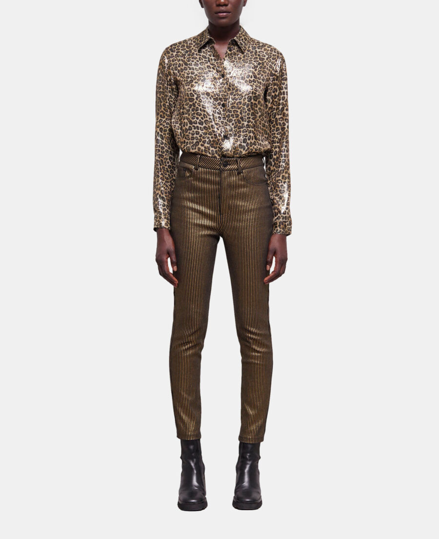 zweifarbige jeans mit slim-fit-passform