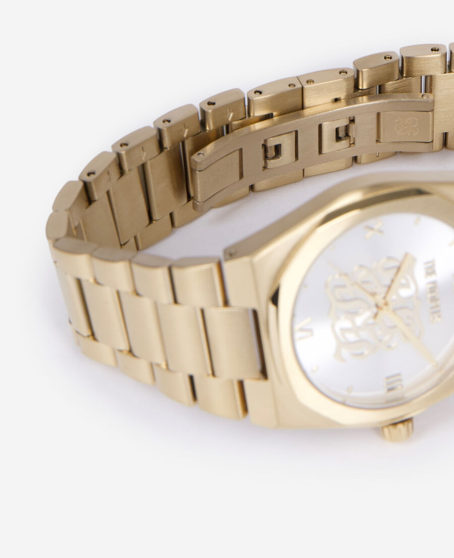 The Kooples MIXED GOLD_01 gold monogram watch