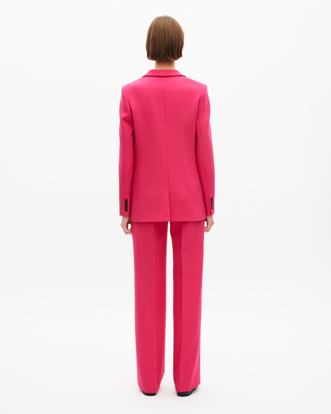 The Kooples WOMEN PINK pink crepe suit jacket