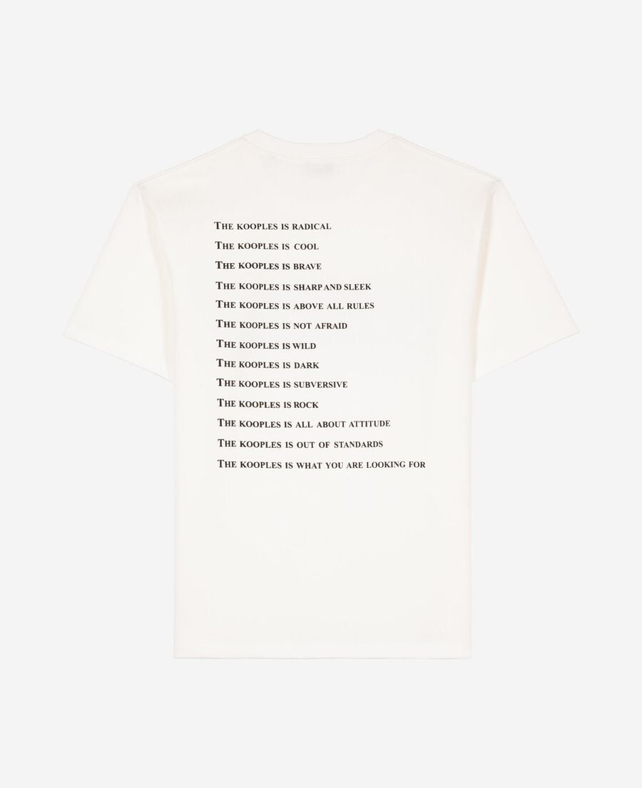The Kooples HERREN WHITE t-shirt what is mit strasssteinen weiß