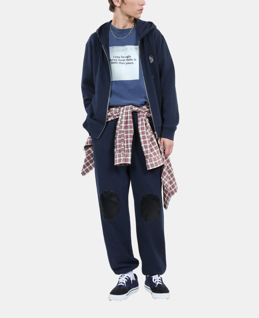 The Kooples HOMME DARK BLUE bas de jogging blason bleu