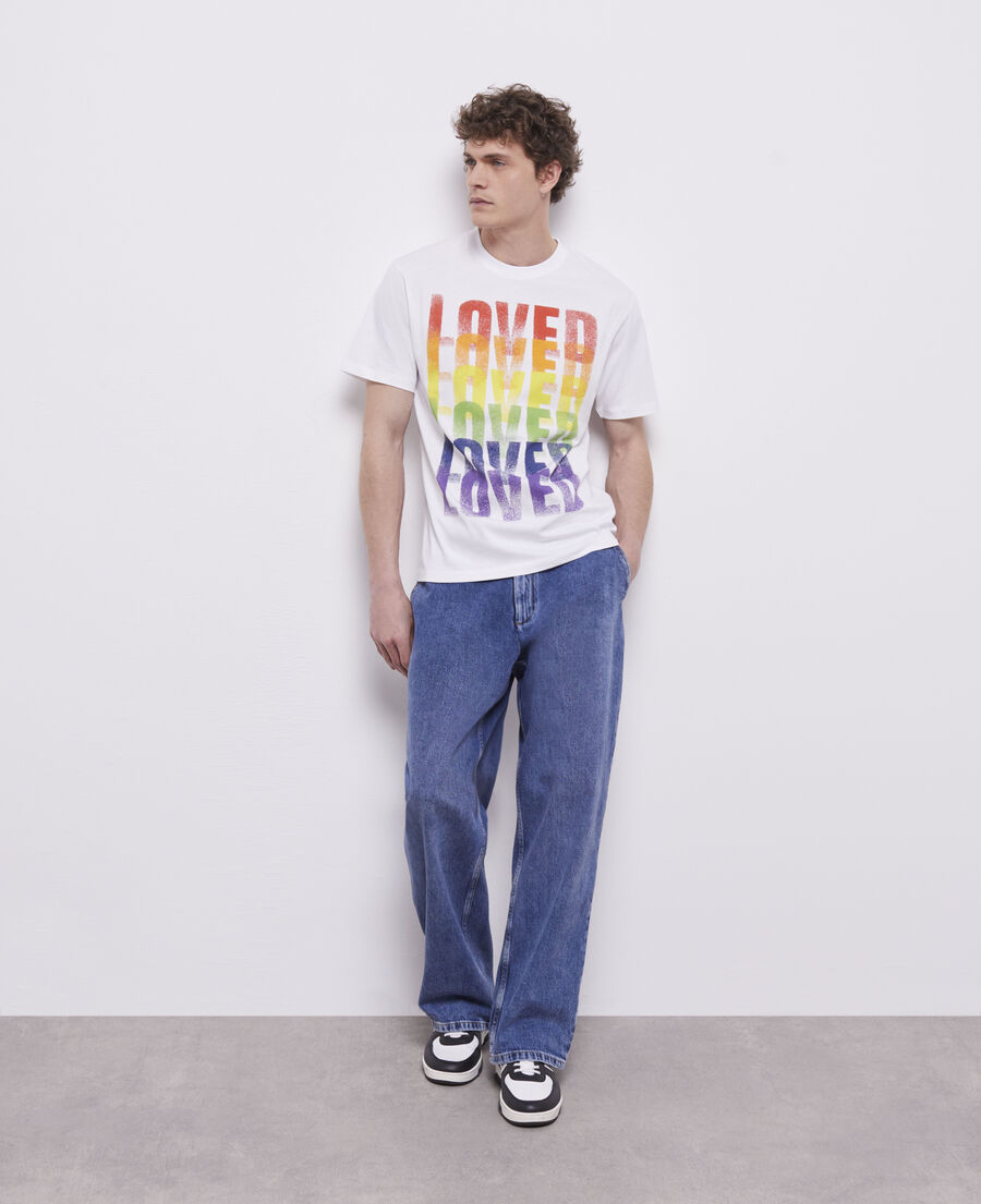 White Pride tshirt for men The Kooples