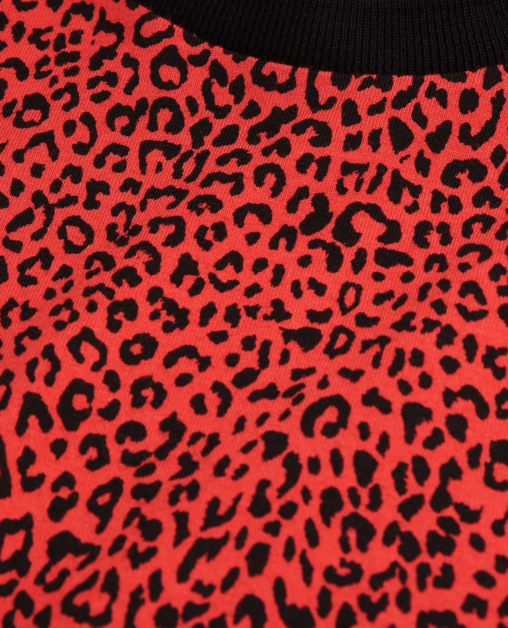 Camiseta leopardo roja, DARK RED, hi-res image number null