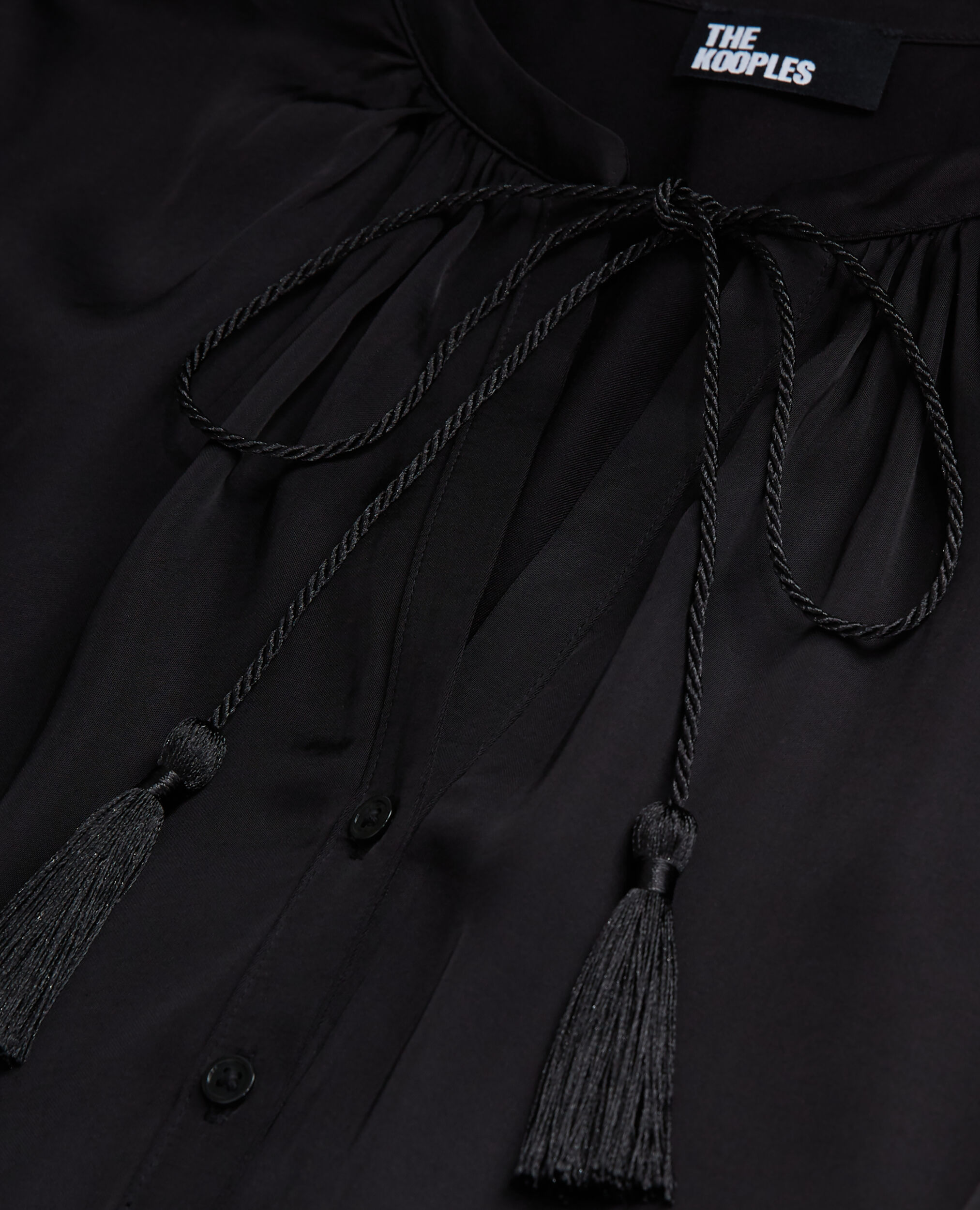 Vestido largo negro, BLACK, hi-res image number null