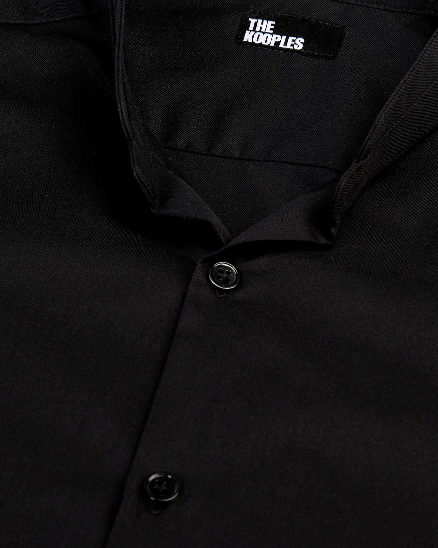 Chemise en smart twill noire, BLACK, hi-res image number null