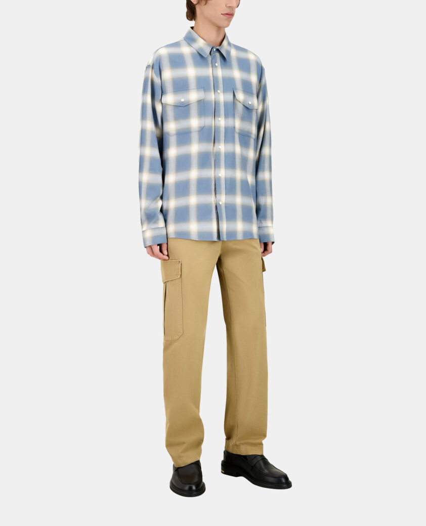 The Kooples HOMBRE BLUE GREY camisa de cuadros