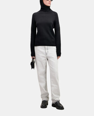 The Kooples F BLACK black balaclava sweater