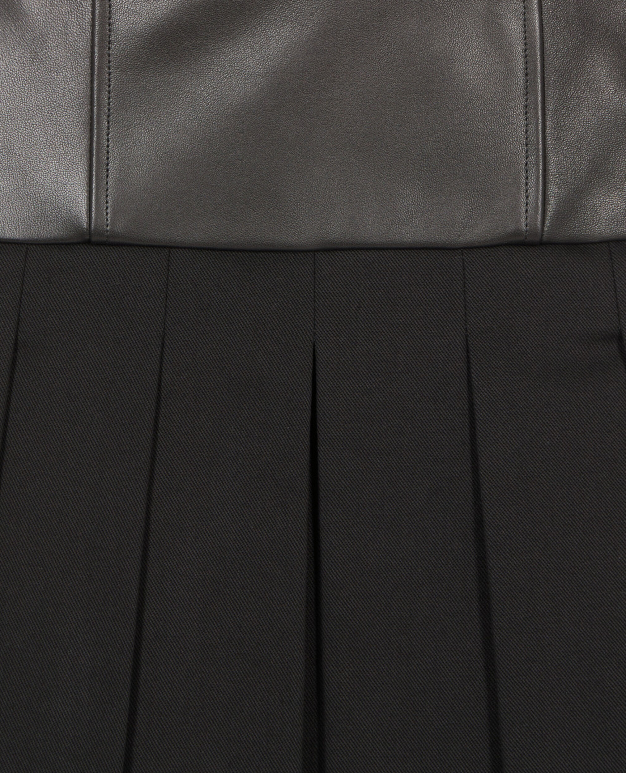 Robe bustier courte noire, BLACK, hi-res image number null