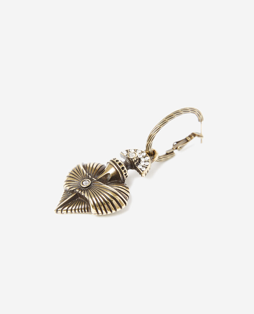 The Kooples DAMEN ANTIC GOLD vergoldeter single-ohrring