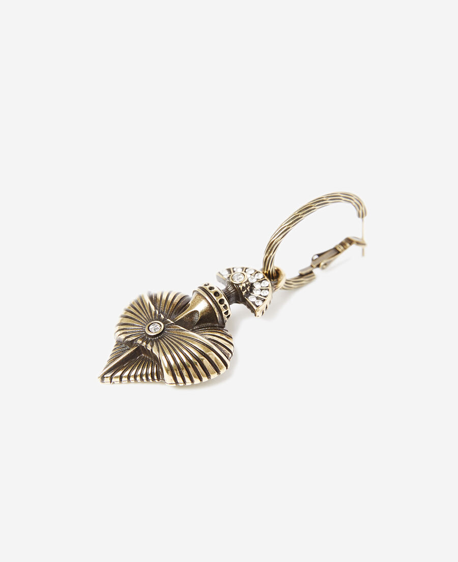 The Kooples DAMEN ANTIC GOLD vergoldeter single-ohrring