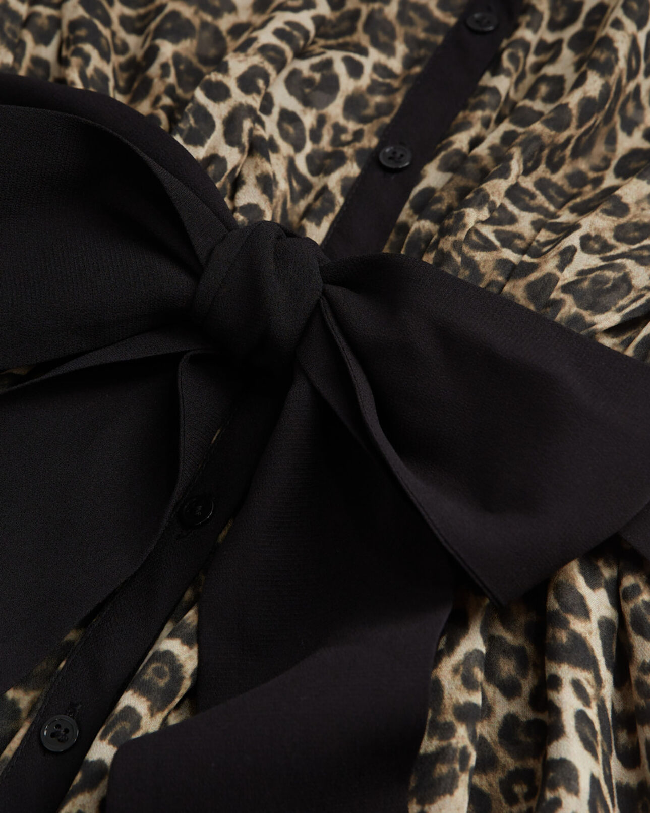 The Kooples DAMEN LEOPARD langes kleid mit leopardenmuster