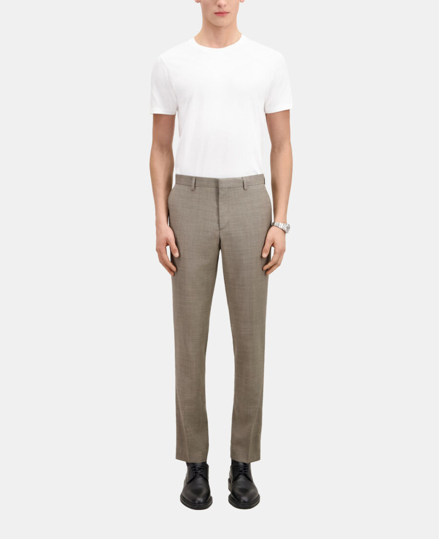 The Kooples HOMME BEIGE pantalon de costume en laine beige