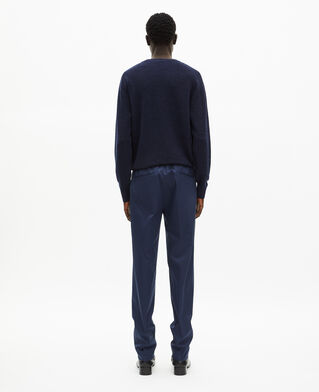 The Kooples HOMME NAVY pantalon droit marine