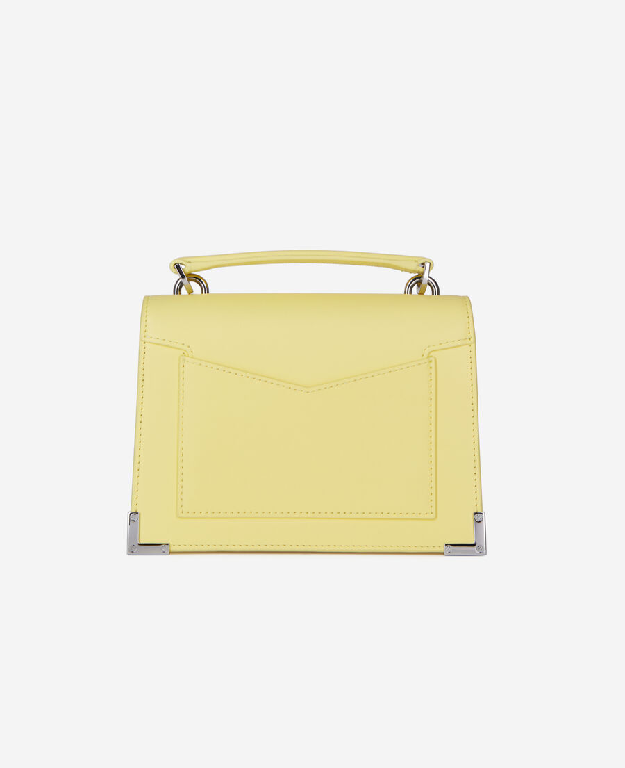 The Kooples F LIGHT YELLOW small emily bag in yellow leather